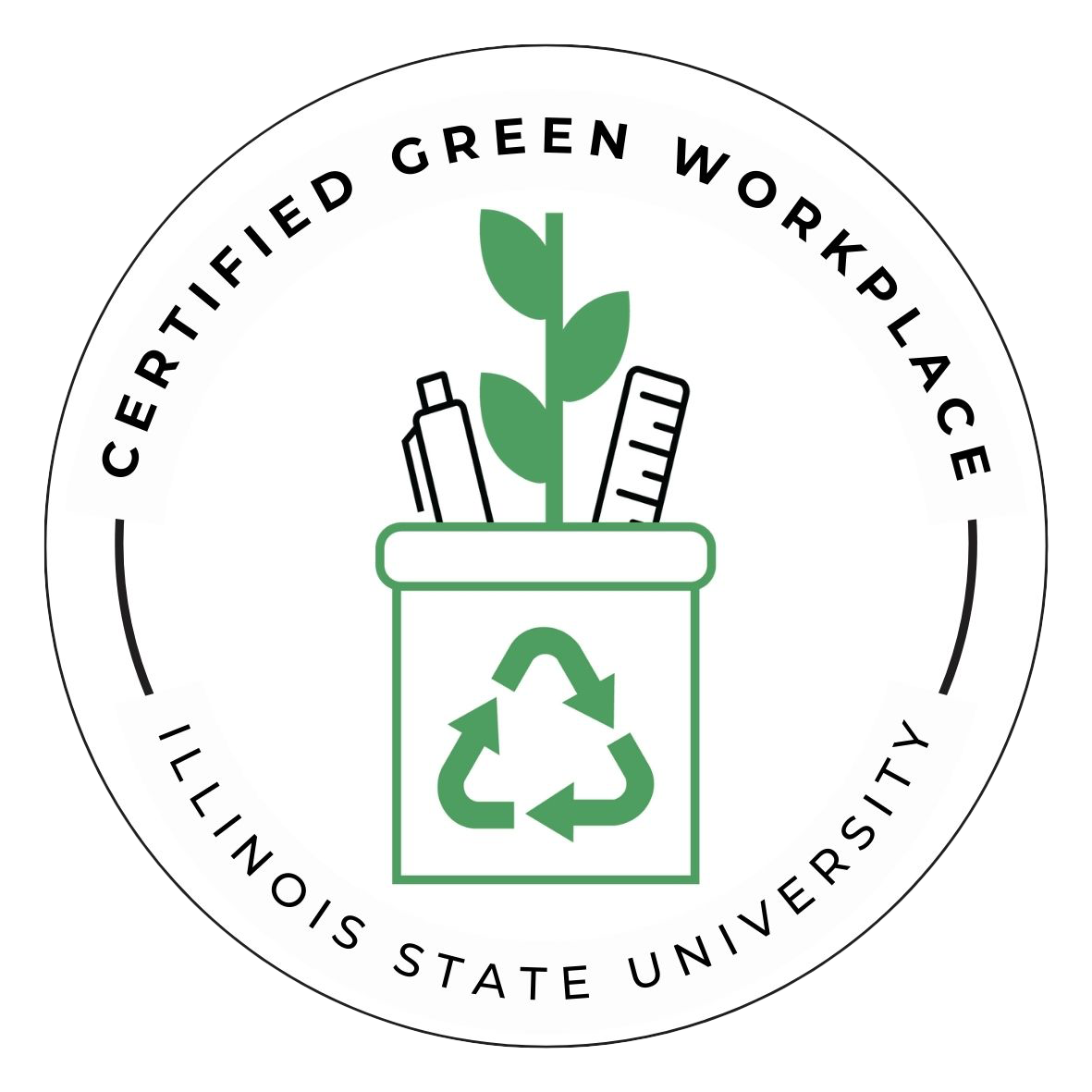 Certified Green Workplace logo.